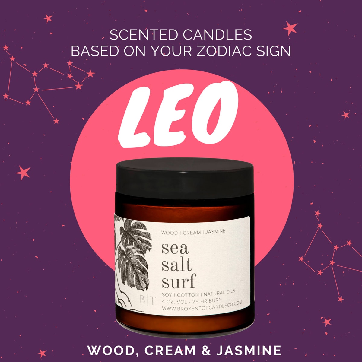 Candle scents based on your zodiac sign: LEO