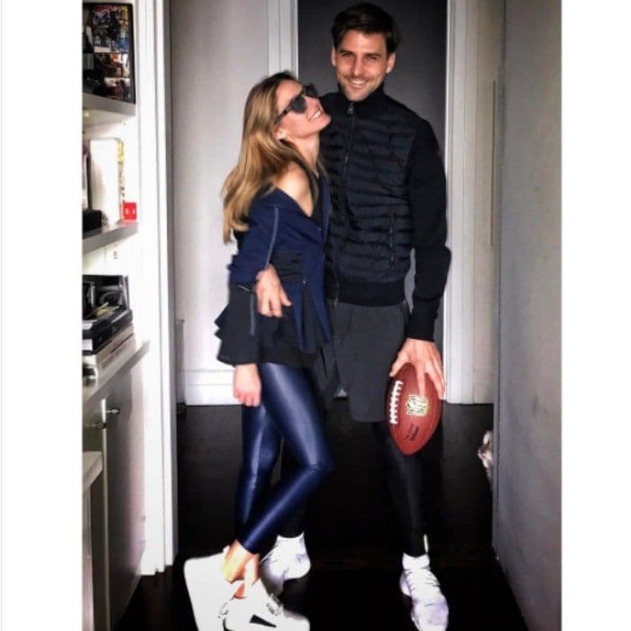 Olivia Palermo and Johannes Huebl were Super Bowl ready ahead of the big game.
Photo: Instagram/@johanneshuebl