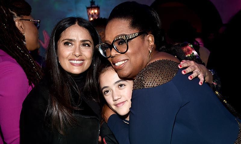 salma hayek, valentina and oprah