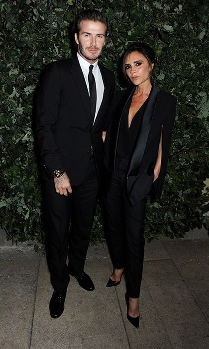 <a href="https://us.hellomagazine.com/tags/1/david-beckham/"><strong>David</strong></a> and <a href="https://us.hellomagazine.com/tags/1/victoria-beckham/"><strong>Victoria Beckham</strong></a> look sleek in matching black suits at the The Global Fund charity event hosted by Vogue US editor Anna Wintour.
<br>
Photo: Getty Images