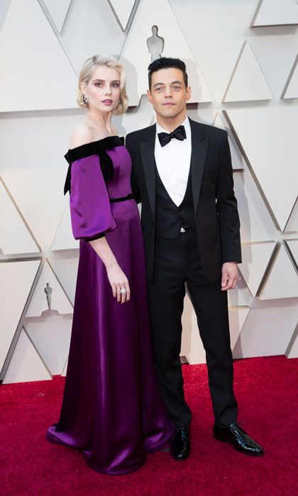 Lucy Boynton and Rami Malek