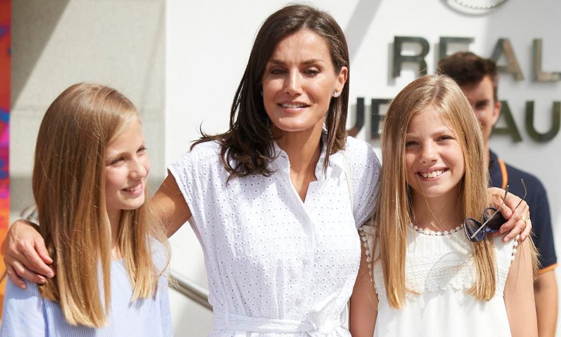 Princess Leonor of Spain, Queen Letizia of Spain and Princess Sofia of Spain