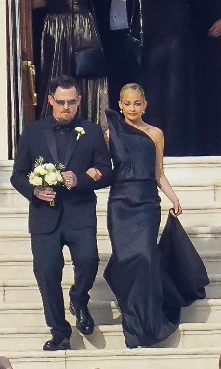 Sofia Richie is walked down the aisle by father Lionel