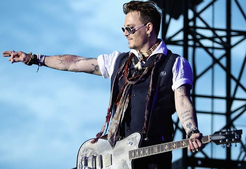 Johnny Depp in concert