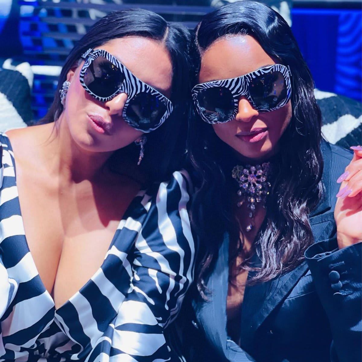 Ciara and Vanessa Bryant