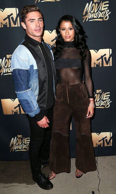 Zac Efron with girlfriend Sami Miro
<br>
Photo: Getty Images