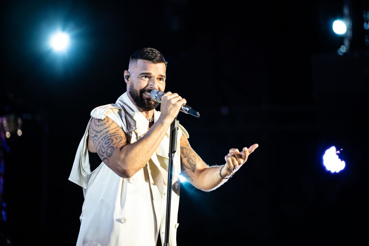 Ricky Martin performs on stage at Starlite Auditorium during Starlite Occident 2024 on July 25, 2024 in Marbella, Spain. (Photo by STARLITE/Redferns)