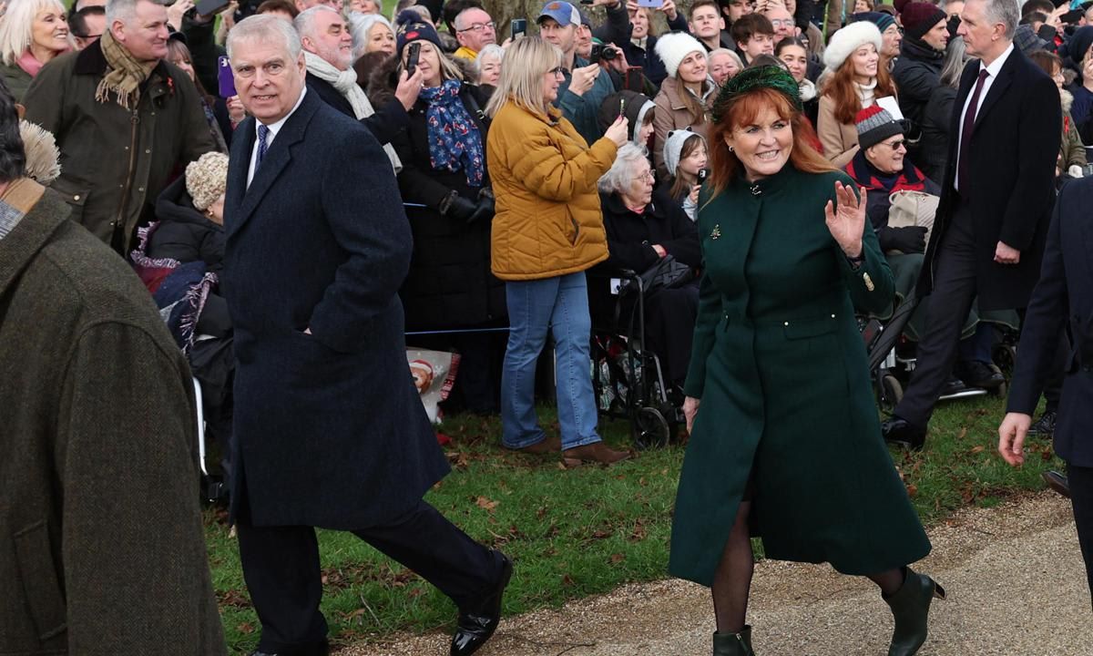 Eugenie and Beatrice's parents, Prince Andrew and Sarah Ferguson.