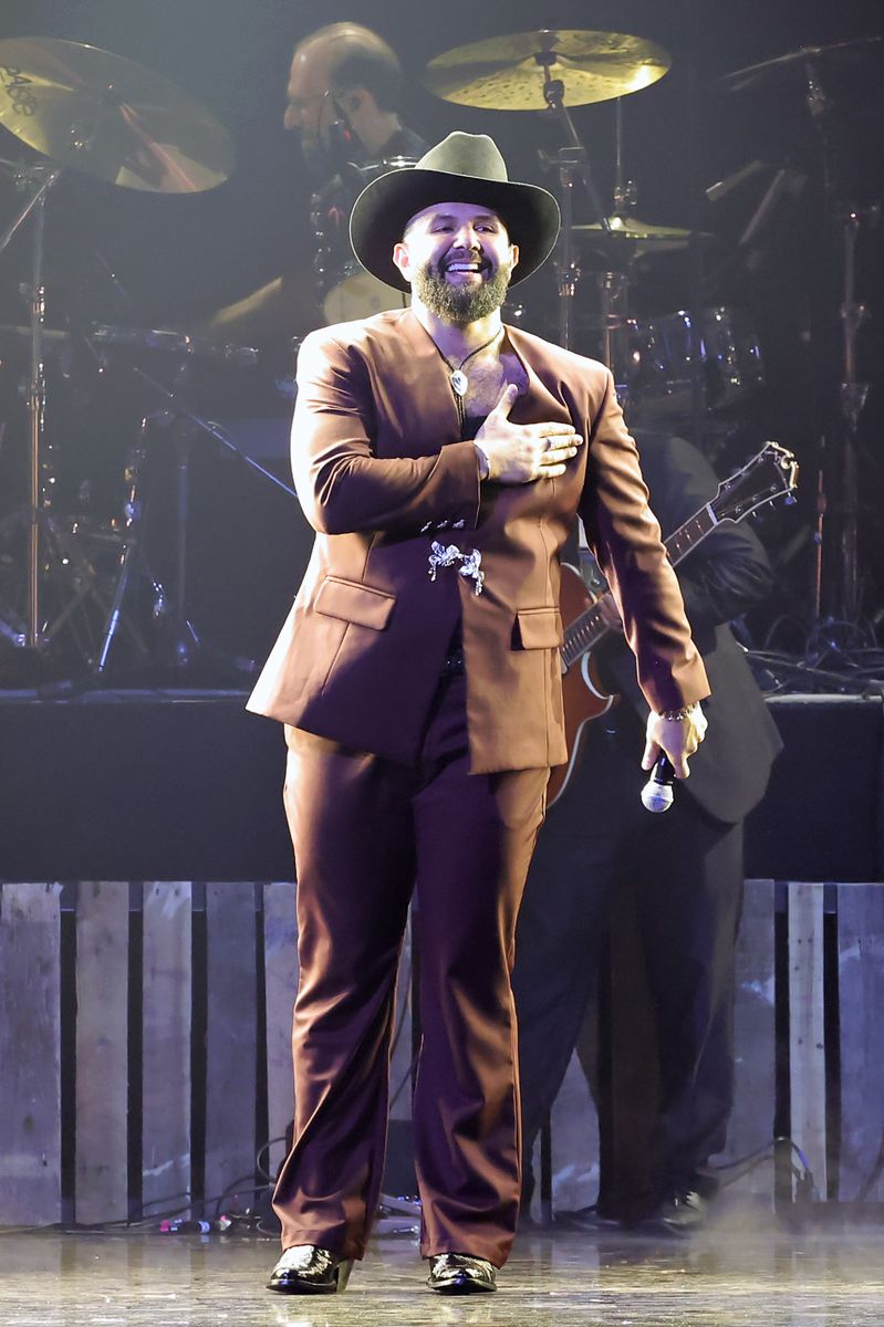 MIAMI, FLORIDA - NOVEMBER 14: Carin LeÃ³n performs onstage during the 25th Latin GRAMMY Awards at Kaseya Center on November 14, 2024 in Miami, Florida. (Photo by Kevin Winter/Getty Images for The Latin Recording Academy)