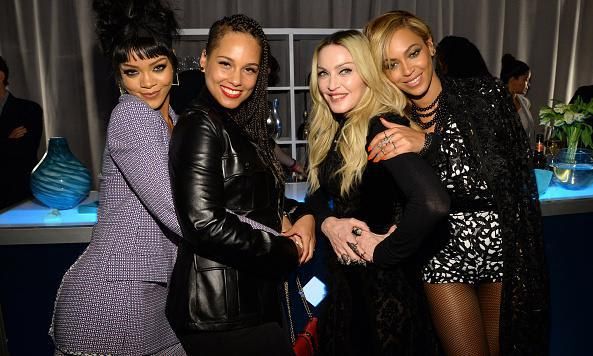 Rihanna, Alicia Keys, Madonna and Beyonce
