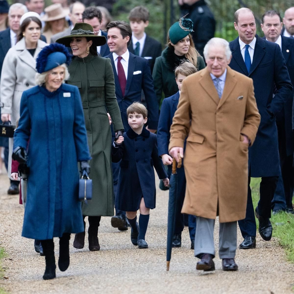 Prince Louis made his royal Christmas walk debut in Sandringham this year. The four year old walked to St Mary Magdalene Church for Christmas Day service with members of the royal family.