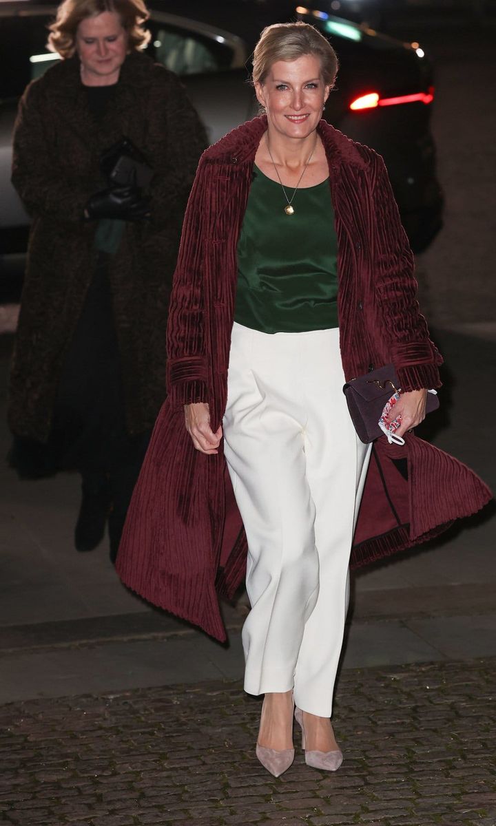 Sophie, Countess of Wessex stepped out for the concert.