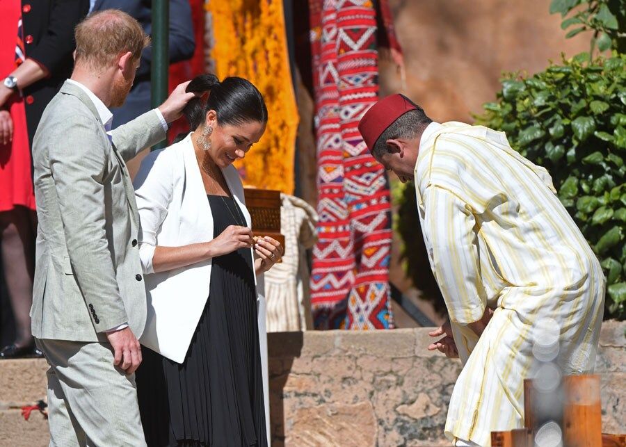 Meghan Markle and Prince Harry in Morocco