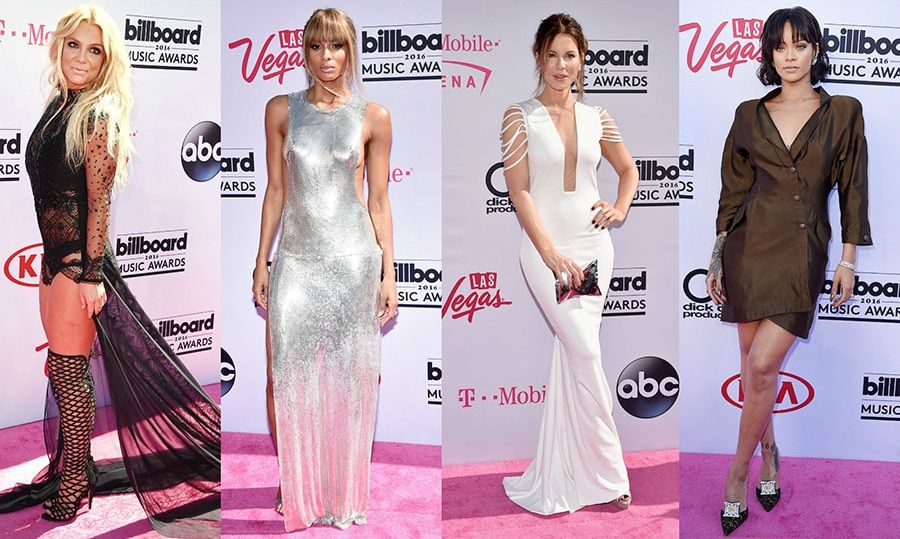 Vegas was extra hot as the stars took the pink carpet in style for the Billboard Music Awards. Dressed up or dressed down, the celebs didn't disappoint. Here is a look at all the style from the carpet.
<br>
Photo: Getty Images