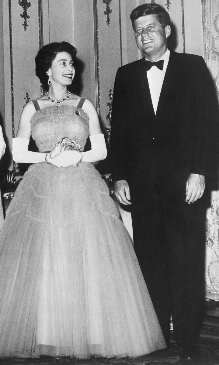 President Kennedy With Queen Elizabeth