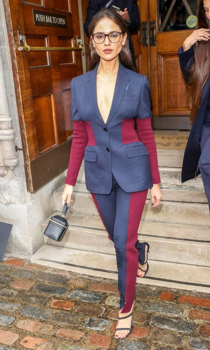 Eiza Gonzalez Attends the Burberry Fashion Show in London