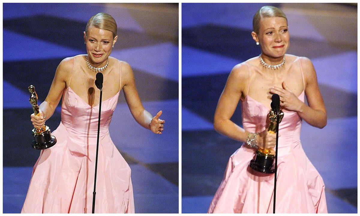 Gwyneth Paltrow's iconic pink gown - 2000