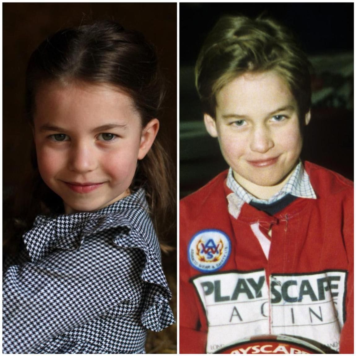 Princess Charlotte is her dad Prince William's mini me