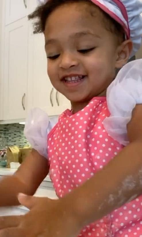 serena williams, daughter cooking