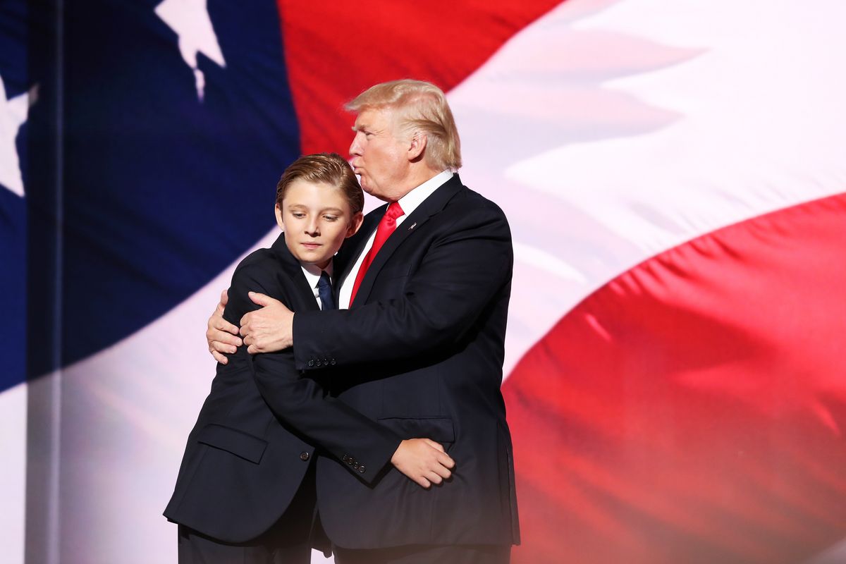  Barron Trump's photos over the years