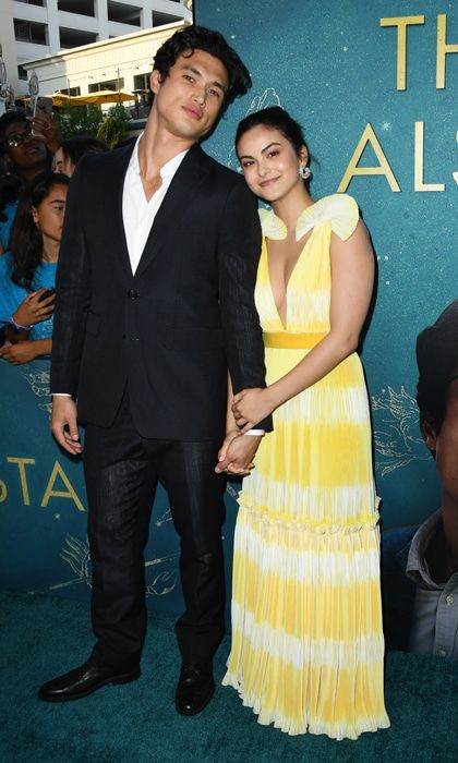 Camila Mendes and Charles Melton at The Sun is Also a Star premiere