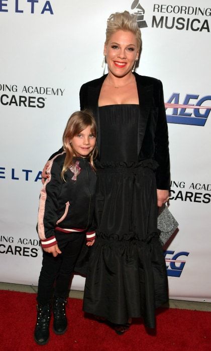 Pink and daughter Grammys