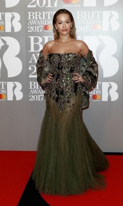 February 22: Rita Ora made her grand entrance at the 2017 BRIT Awards in an Alexandre Vauthier dress and shoes paired perfectly with Lorraine Schwartz jewels.
Photo: John Phillips/Getty Image