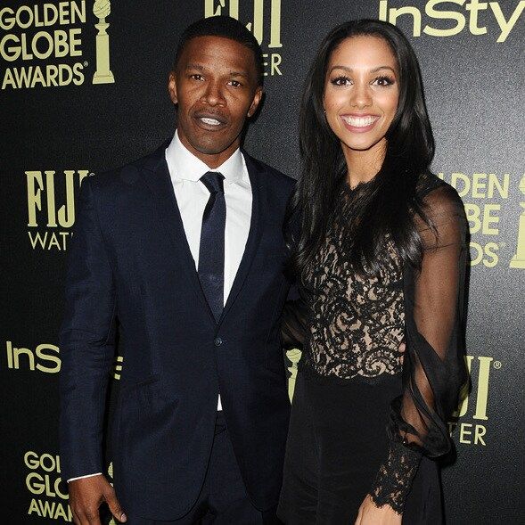 Seen here with dad Jamie Foxx, Corinne was revealed as Miss Golden Globes 2016 on Tuesday.
Photo: Getty Images