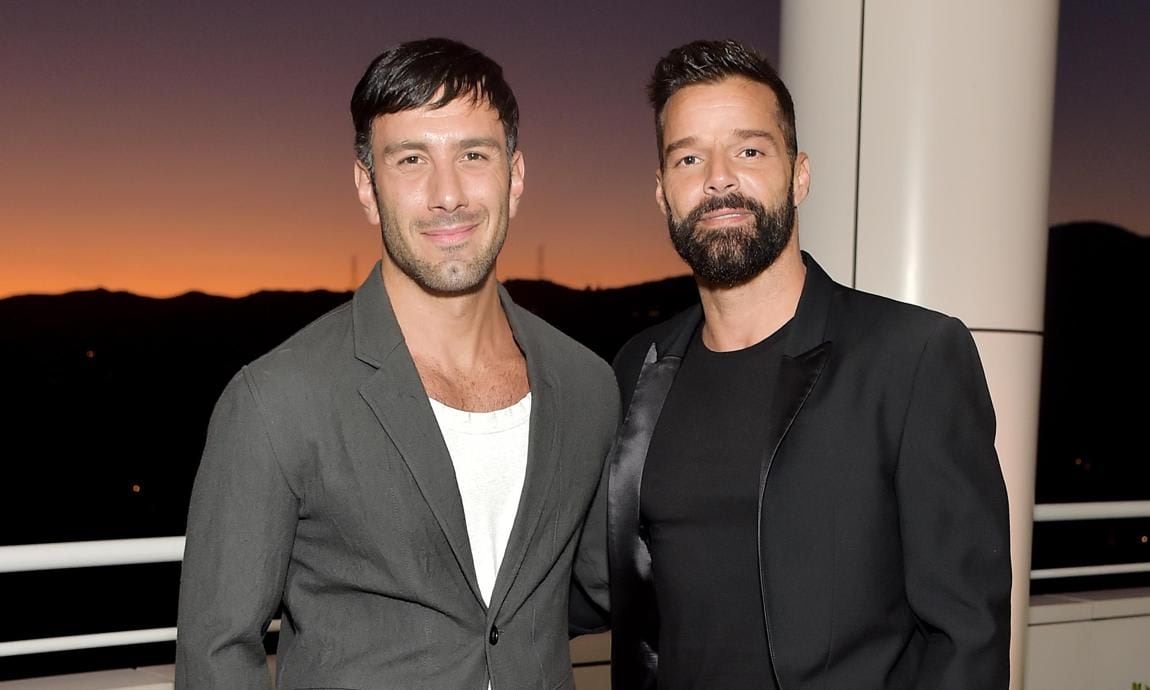 Ricky Martin and Jwan Yosef