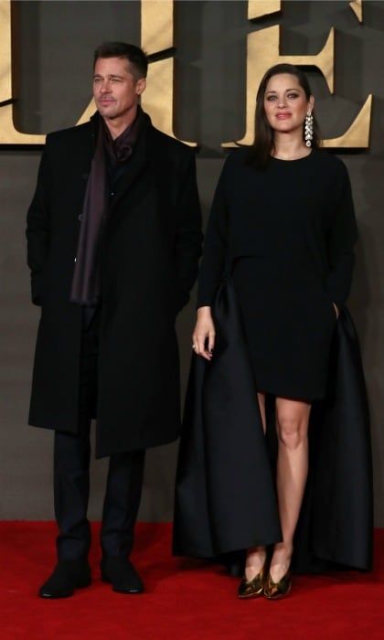 November 21: Brad Pitt and Marion Cotillard were the perfect pair in black during the UK premiere of <i>Allied</i> in London.
Photo: Luca Teuchmann/WireImage