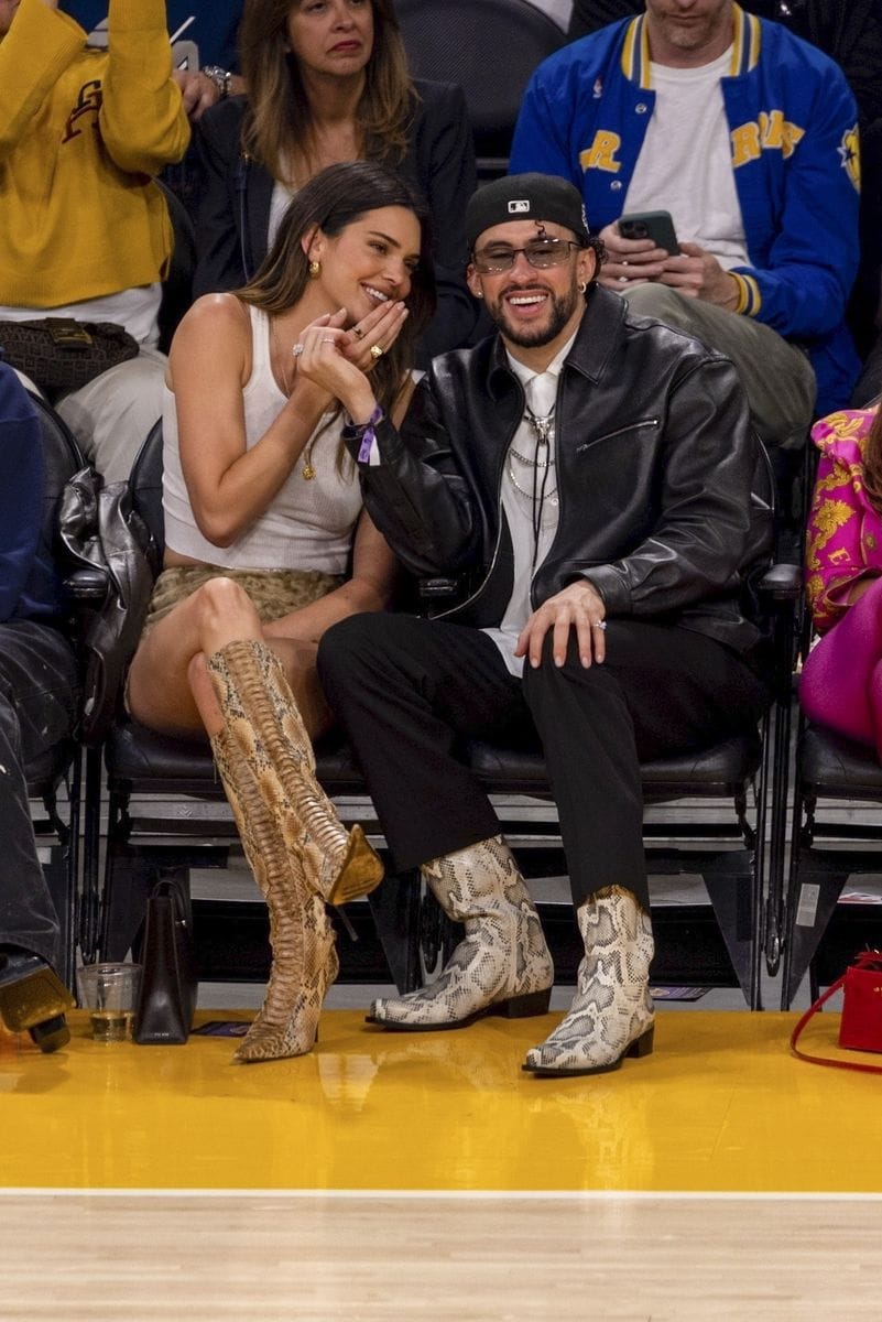 Kendall Jenner and Bad Bunny's matching looks