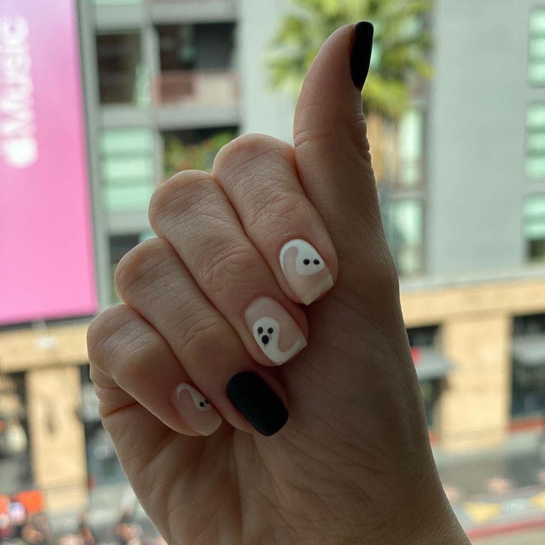 Selena Gomez Halloween nails