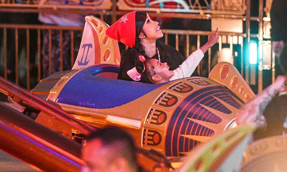 Cardi B takes daughter Kulture to Disneyland for a day of fun