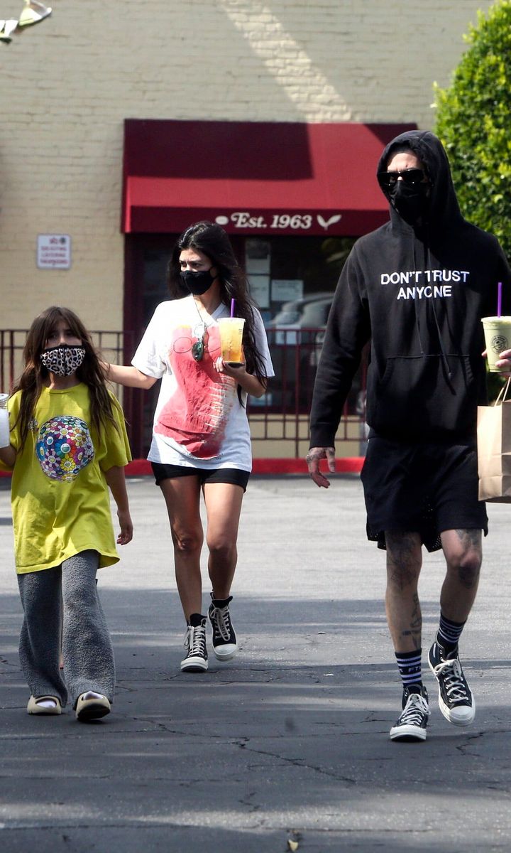 Kourtney Kardashian and Travis Barker take Memorial day road trip with the kids