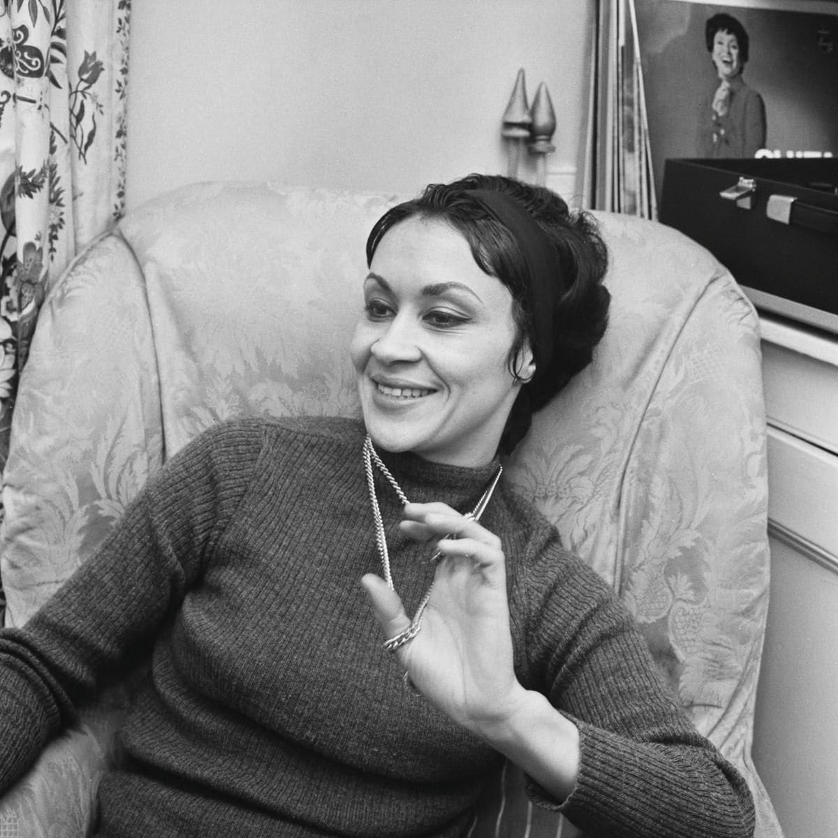 Chita Rivera in London, England, 6th February 1962.