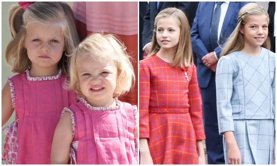 Princess Leonor and Infanta Sofia