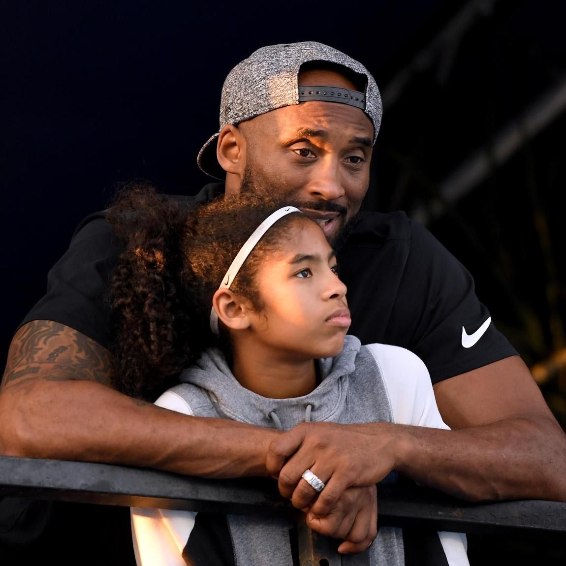 Kobe Bryant and his daugther Gianni