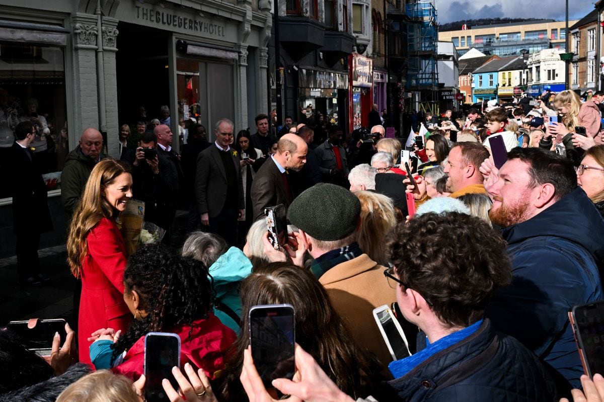 Prince William and Catherine Princess of Wales visit to Pontypridd, Wales, UK - 26 Feb 2025