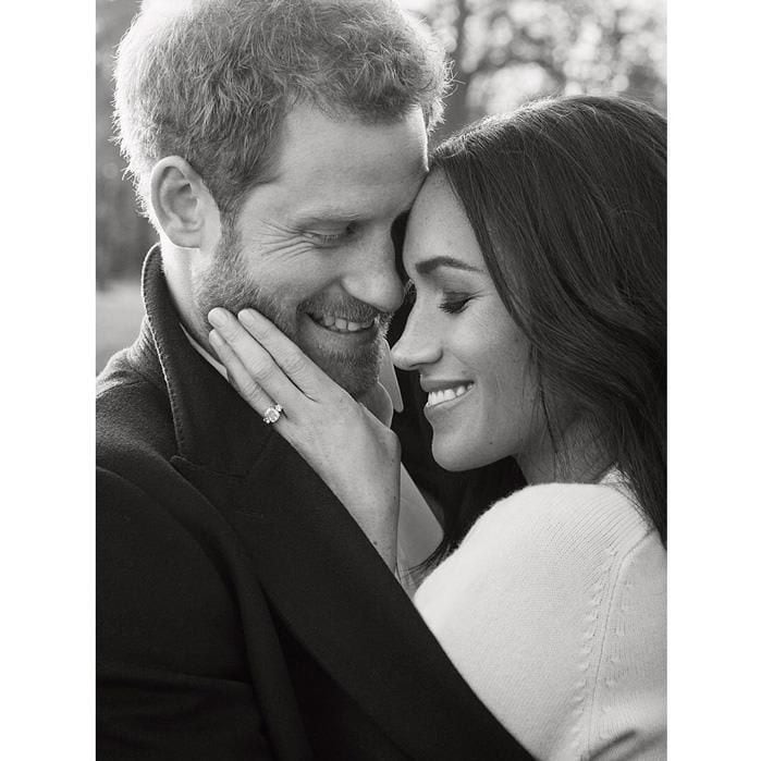 Meghan Markle and Prince Harry posed for a similar photo in 2017