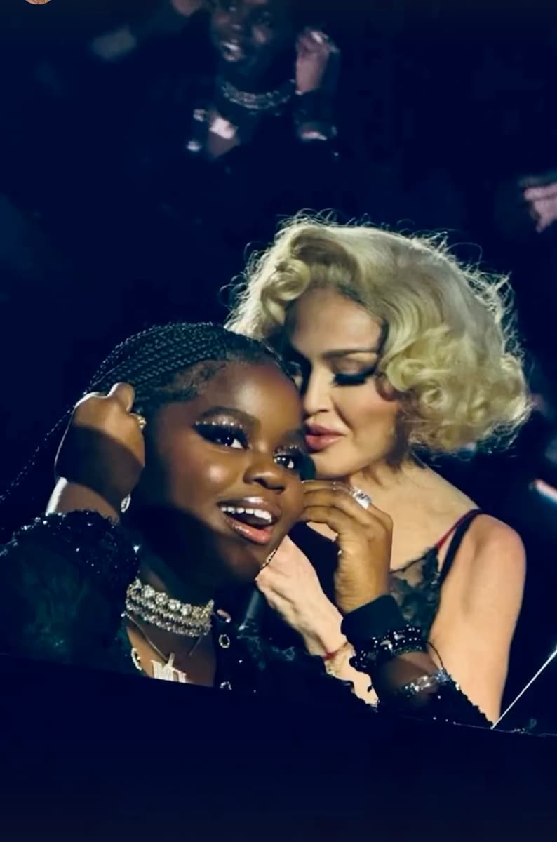 Madonna's birthday tribute to daughter Mercy James