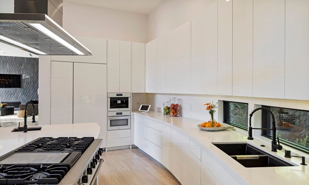 Kitchen in Brooklyn Beckham's new home