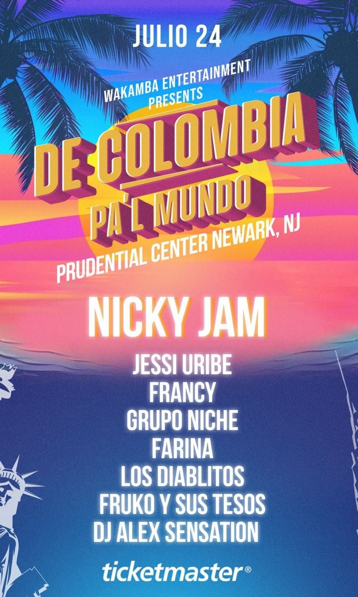 Nicky Jam headlines summer mega concert ‘De Colombia Pa’l Mundo’ at Prudential Center