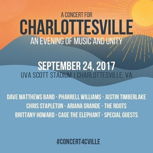 Dave Matthews Band collectively took to Instagram to write: "In response to the recent events in their hometown, DMB will host 'A Concert for Charlottesville.'"
Photo: Instagram/@davematthewsband