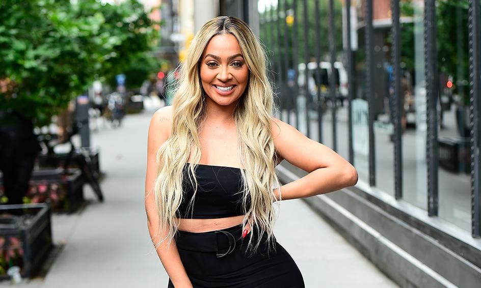 Actress La La Anthony is seen in Soho on June 27, 2018 in New York City. (Photo by Raymond Hall/GC Images)