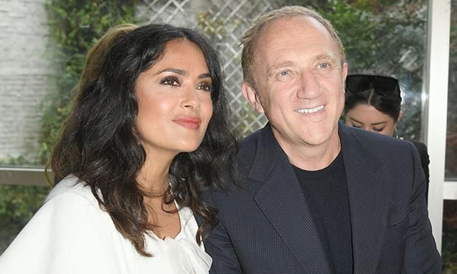 Salma Hayek and her husband