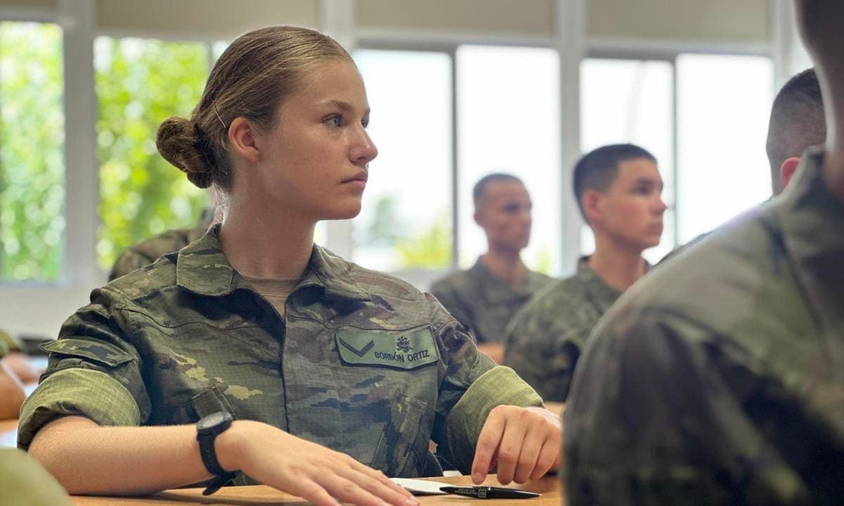 Leonor was pictured in her uniform on her first day at the military academy on Aug. 18. Prior to beginning her military training, Leonor said at the 2023 Princess of Girona Foundation Awards that she was happy to start this "new stage" because "I know how much the Spanish value our Armed Forces."