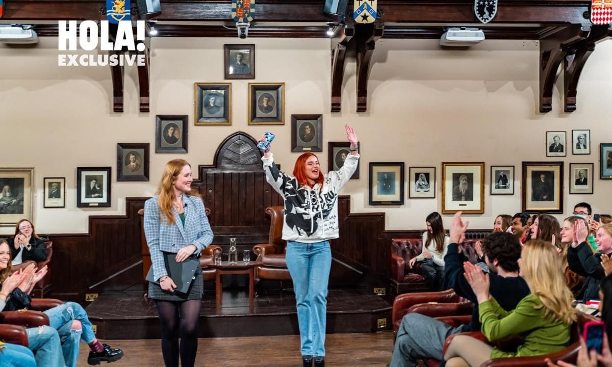 Bella Thorne at The Cambridge Union