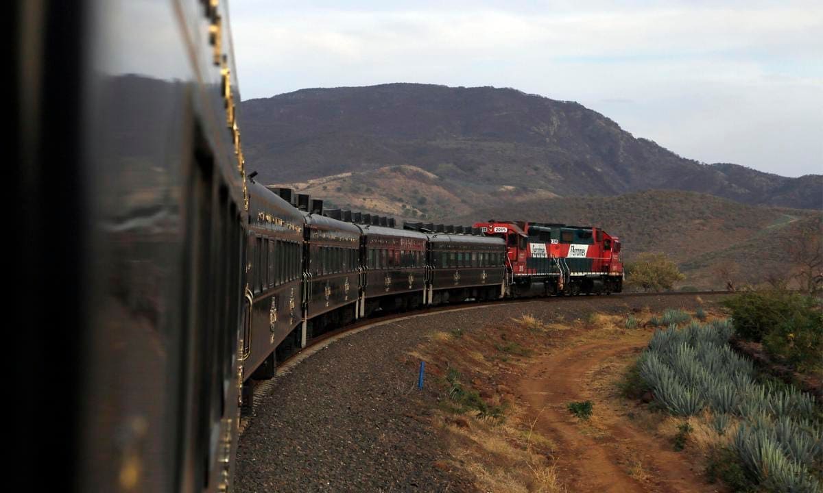 Traveling the Tequila Agave landscape by train