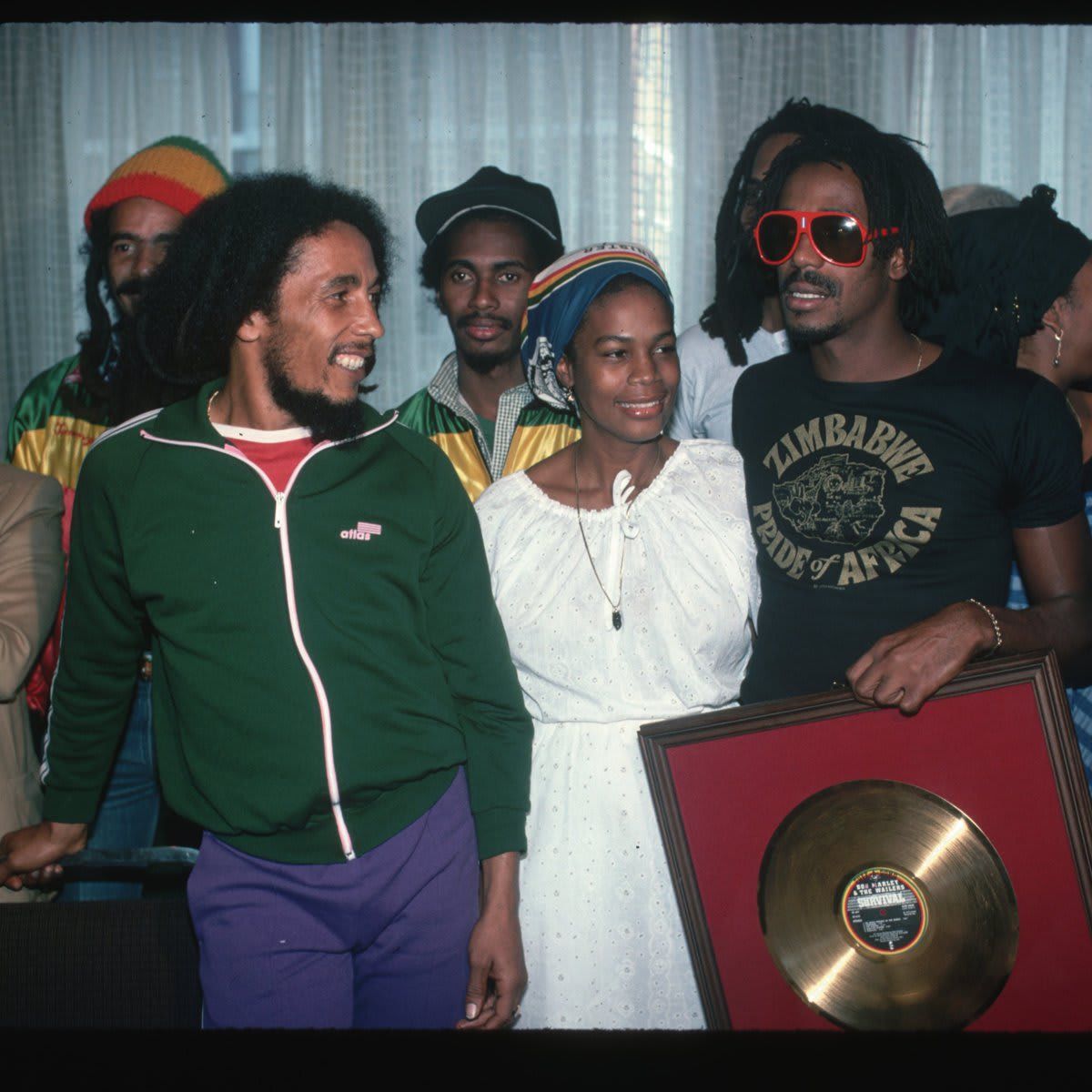The Wailers at Gold Record Ceremony