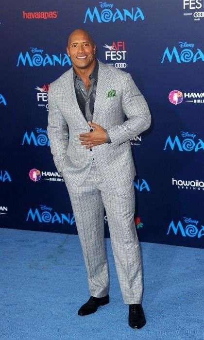 November 14: Dwayne "The Rock" Johnson flashed his signature smile during the premiere of his new film <i>Moana</i> in Hollywood.
Photo: Albert L. Ortega/Getty Images